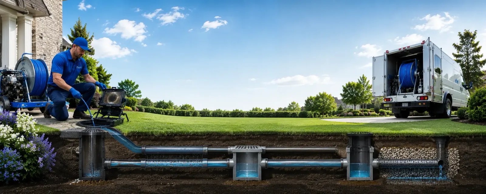 Outdoor drain cleaning information for Rozet, WY